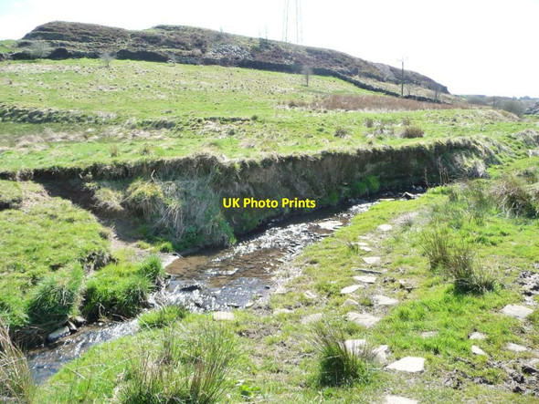 Photo 6"x4" A home for martins along Denholme Beck Denholme Clough c2015