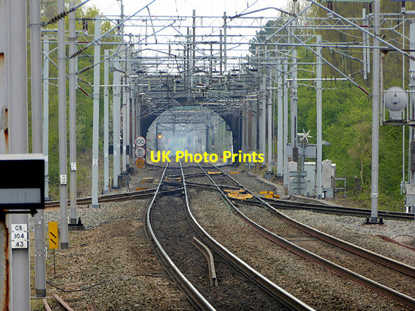 Photo 6"x4" The view south from Birmingham International station Middle Bickenhill c2015