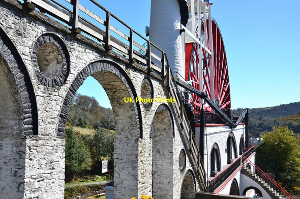 Photo 6"x4" Laxey Wheel from the north Agneash c2015