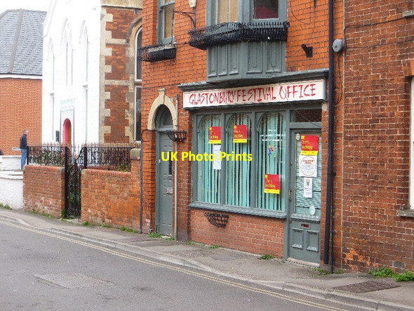 Photo 6"x4" Glastonbury Festival Office Glastonbury c2015