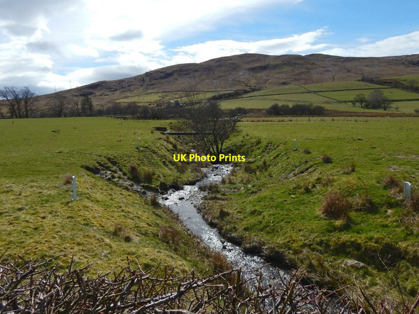 Photo 6"x4" Tributary of the Fruin Water Ballymenoch c2015