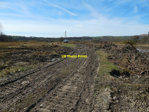 Photo 6"x4" Cleared area at Lomondgate Dumbarton c2015