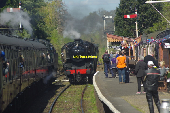 Photo 6"x4" Hampton Loade Station Hampton\/SO7486 c2015