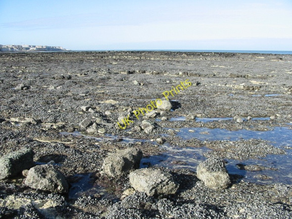 Photo 6"x4" Shoreline at Foreness Point Kingsgate\/TR3970 c2008