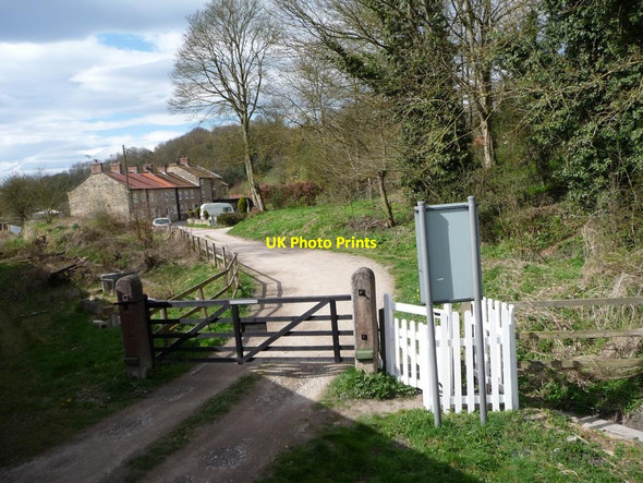 Photo 6"x4" Level crossing on an access track, Newbridge Pickering\/SE7984 c2015