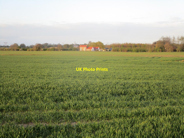 Photo 6"x4" View across the fields from near White Hall Woodmansey c2015