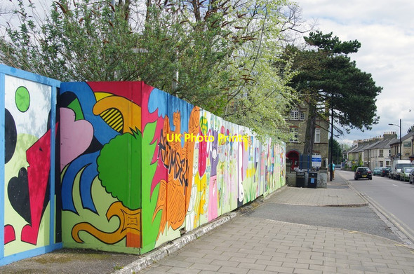 Photo 6"x4" Mill Road mural, Cambridge Cambridge\/TL4658 c2015