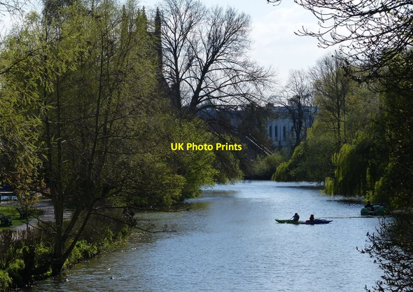 Photo 6"x4" River Leam in Royal Leamington Spa Royal Leamington Spa c2015