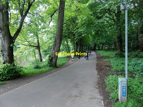 Photo 6"x4" Riverside footpath and cycleway near Blackweir Bridge, Cardiff Cardiff\/Caerdydd c2014