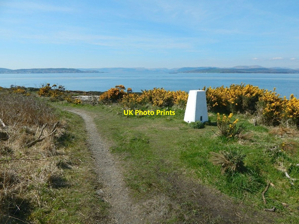 Photo 6"x4" Trig point at Ardmore Kelhurn c2015 P1