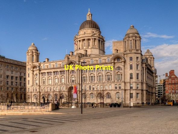 Photo 6"x4" Liverpool Pier Head, The Port of Liverpool Building Seacombe c2015