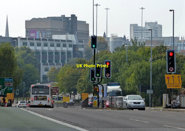 Photo 6"x4" Sky Blue Way in Coventry Coventry c2014