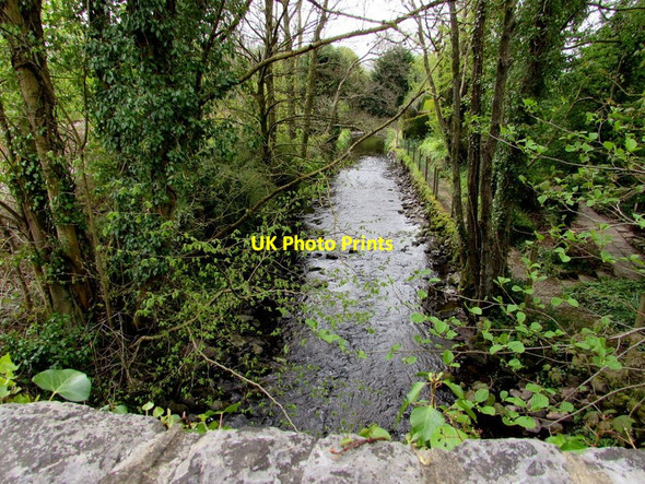 Photo 6"x4" River near Brynmarlais Crossing, Llandybie Ammanford\/Rhydaman c2015