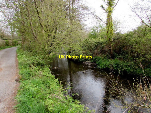 Photo 6"x4" Afon Marlas near Waunfarlais Road, Llandybie Ammanford\/Rhydaman c2015