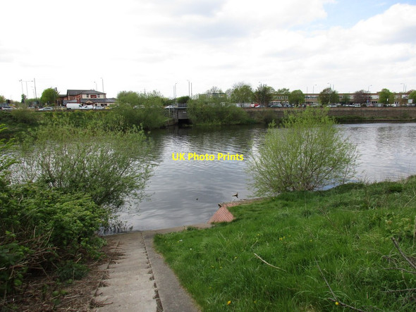 Photo 6"x4" Slipway and the Trent West Bridgford c2015