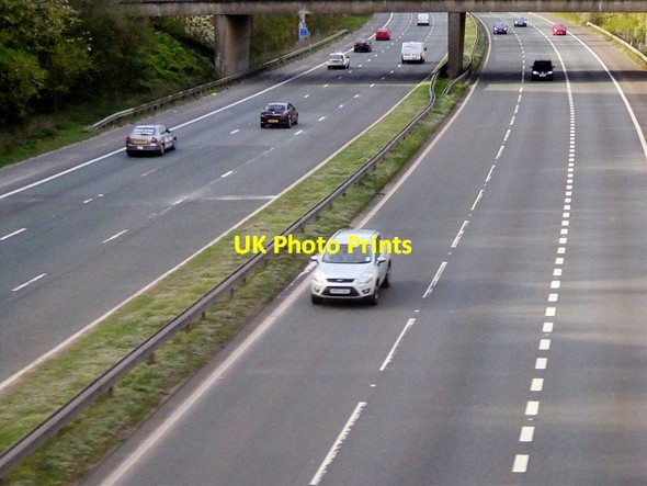 Photo 6"x4" M57 Motorway near Whiston Prescot c2015