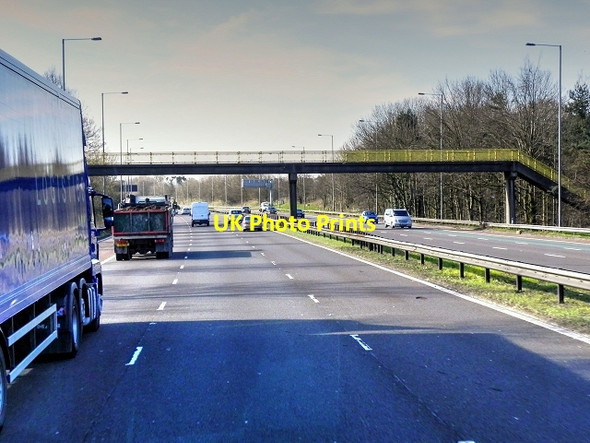 Photo 6"x4" M6 South West of Euxton Runshaw Moor c2015