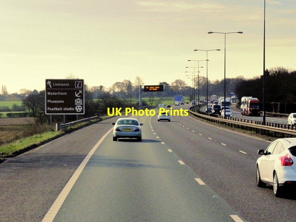 Photo 6"x4" Southbound M6, North of Orrell Orrell\/SD5305 c2015
