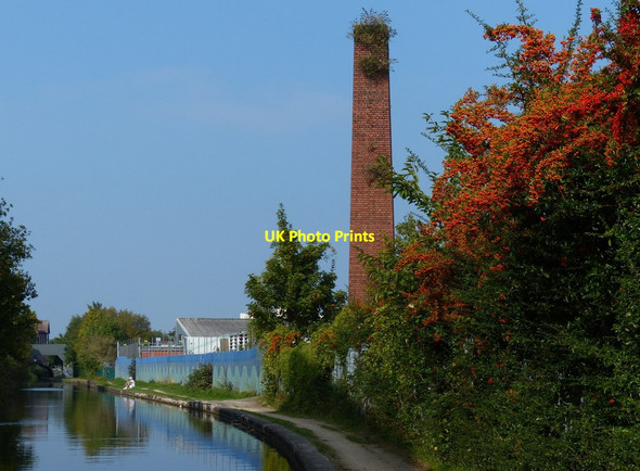 Photo 6"x4" Chimney along the Coventry Canal towpath Coventry c2014