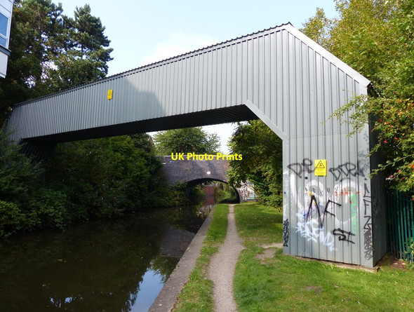 Photo 6"x4" Pipebridge across the Coventry Canal Coventry c2014