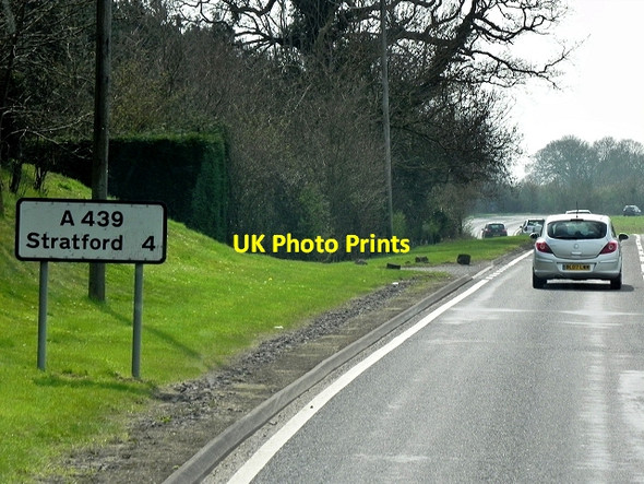 Photo 6"x4" Warwick Road (A439) Heath End\/SP2360 c2015