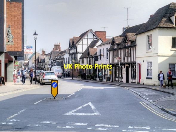 Photo 6"x4" Stratford-Upon-Avon, Sheep Street Stratford-upon-Avon c2015