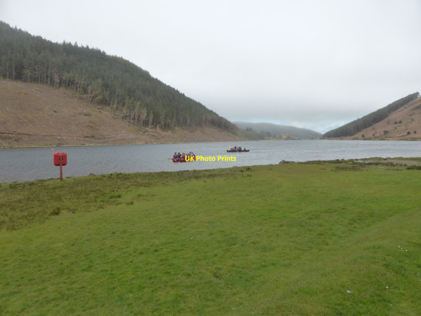 Photo 6"x4" Canoes on Llyn Geirionydd Trefriw c2015