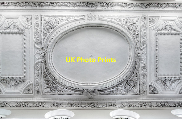 Photo 6"x4" St Mary's Church, Ingestre - plaster ceiling Ingestre c2015