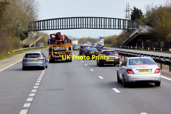 Photo 6"x4" Kimbers Lane Footbridge over the A404(M) Maidenhead c2015