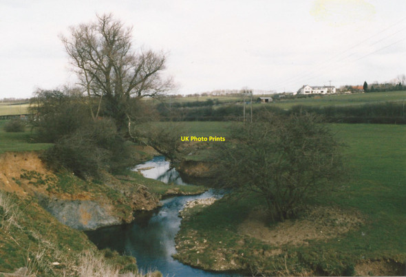 Photo 6"x4" Gaddesby Brook Twyford\/SK7210 c1995