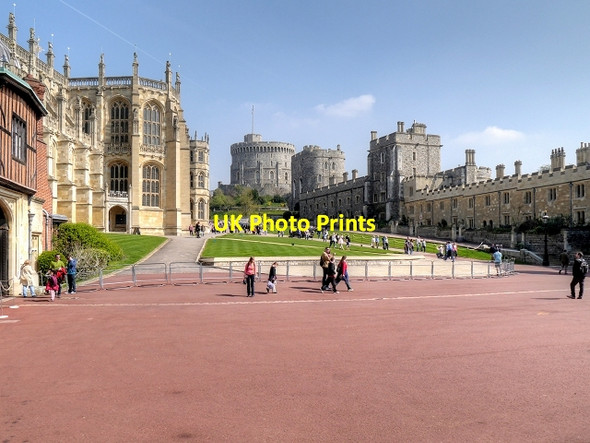 Photo 6"x4" Lower Ward, Windsor Castle Windsor\/SU9676 c2015