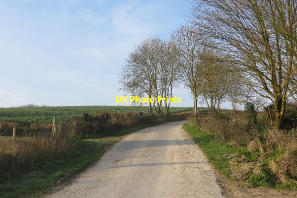 Photo 6"x4" A white road Wynford Eagle c2015