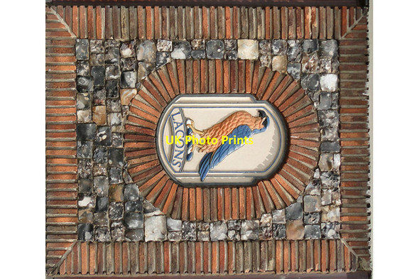 Photo 6"x4" The sign of the old Lacon's brewery Great Yarmouth c2015