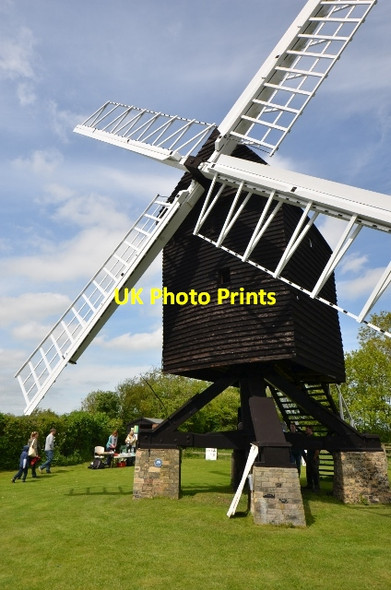 Photo 6"x4" Bourn Postmill Caxton c2015