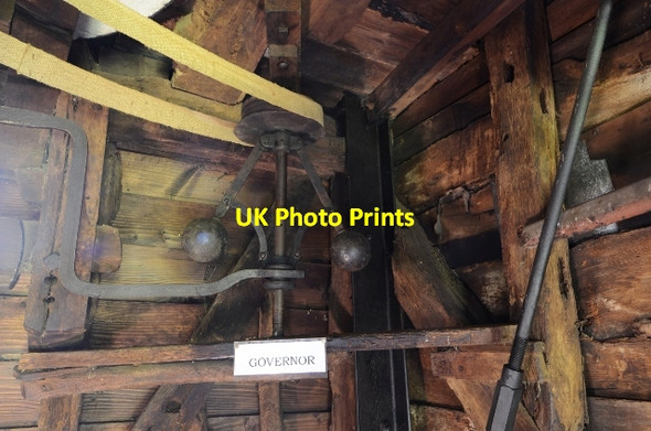 Photo 6"x4" Bourn Postmill - Governor Caxton c2015