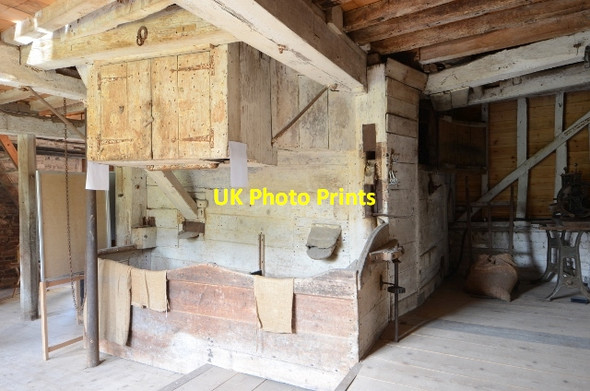 Photo 6"x4" Topcliffe Watermill - Meal floor Meldreth c2015