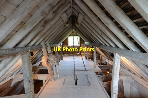 Photo 6"x4" Topcliffe Watermill - Bin floor Meldreth c2015