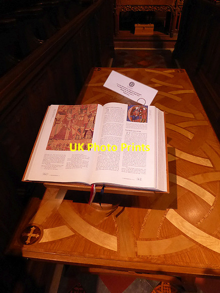Photo 6"x4" The Norwegian Bible in St Magnus Cathedral Kirkwall c2015