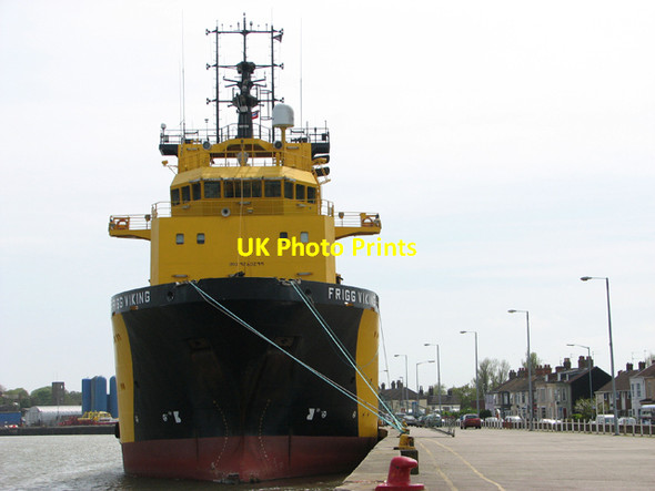 Photo 6"x4" Frigg Viking Great Yarmouth c2015