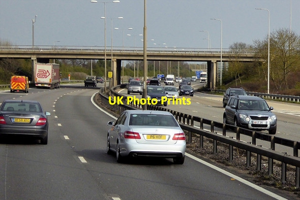 Photo 6"x4" M4 Junction 7 Flyover Cippenham c2015
