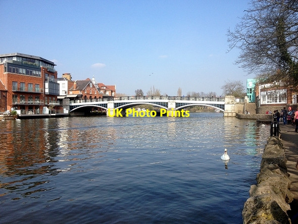 Photo 6"x4" Windsor Bridge Eton c2015