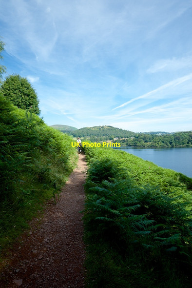 Photo 6"x4" Ullswater Footpath below Geordie Crag Martindale c2014