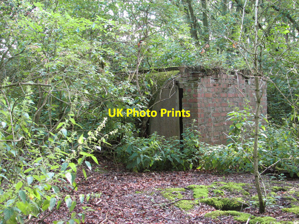 Photo 6"x4" WW2 air raid shelter Grang c2014