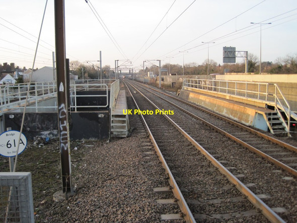 Photo 6"x4" View north west of Mill Hill Broadway station Edgware c2013