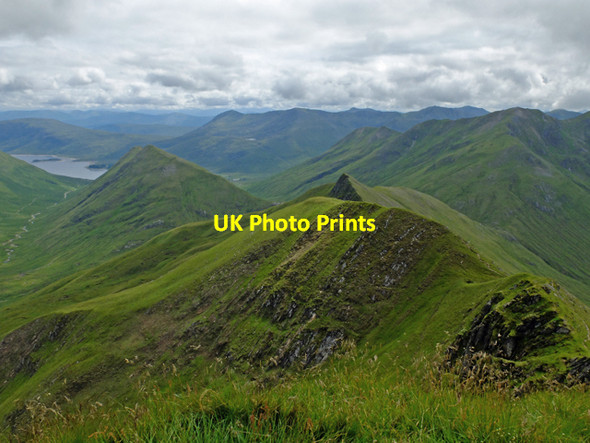 Photo 6"x4" View south from the summit of Ciste Dhubh Ciste Dhubh\/NH0616 c2014