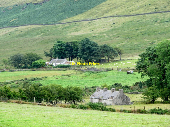 Photo 6"x4" Settlement in the upper Shimna valley Kilcoo c2014