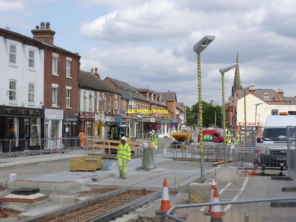 Photo 6"x4" Chilwell Road tram stop Beeston\/SK5236 c2014