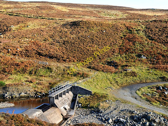 Photo 6"x4" Hydro Intake on the Invergeldie Burn Invergeldie c2008