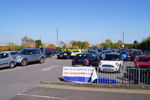 Photo 6"x4" Surrey University car park Guildford c2014
