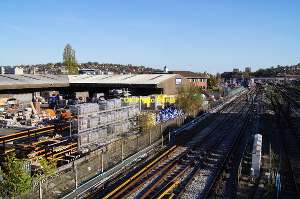 Photo 6"x4" Track side industry - Guildford Guildford c2014